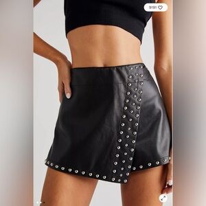 Emmy Mini Studded Skort Free People